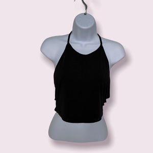 Windsor Crop Caged Back Halter Top